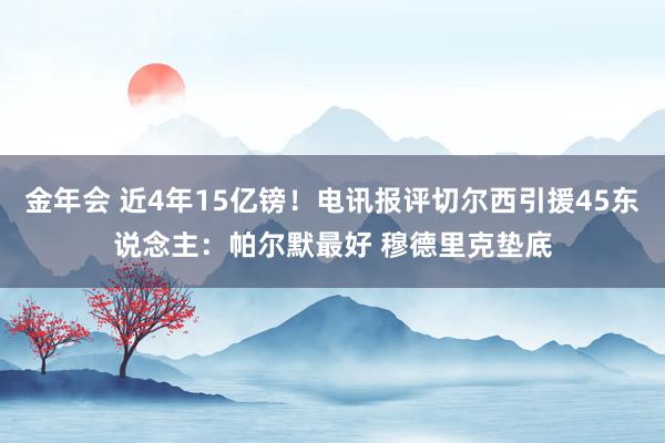 金年会 近4年15亿镑！电讯报评切尔西引援45东说念主：帕尔默最好 穆德里克垫底