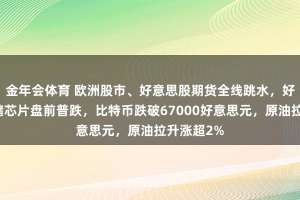 金年会体育 欧洲股市、好意思股期货全线跳水，好意思股存储芯片盘前普跌，比特币跌破67000好意思元，原油拉升涨超2%