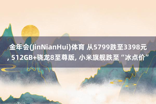 金年会(JinNianHui)体育 从5799跌至3398元， 512GB+骁龙8至尊版， 小米旗舰跌至“冰点价”