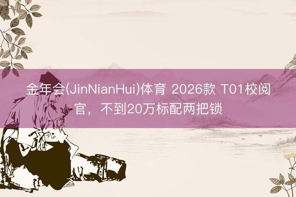 金年会(JinNianHui)体育 2026款 T01校阅官，不到20万标配两把锁